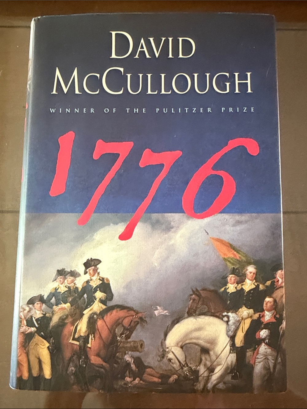 1776 Hardcover - Navy & Red Book Cover
